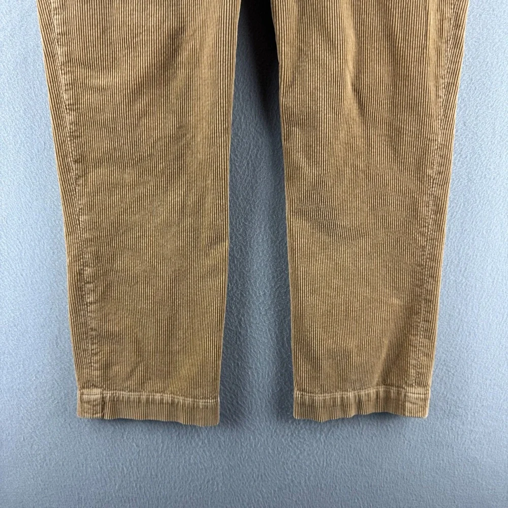 Ralph Lauren Rugby Pants Mens 36 (Fits 36x30) Beige Corduroy Cotton Chino